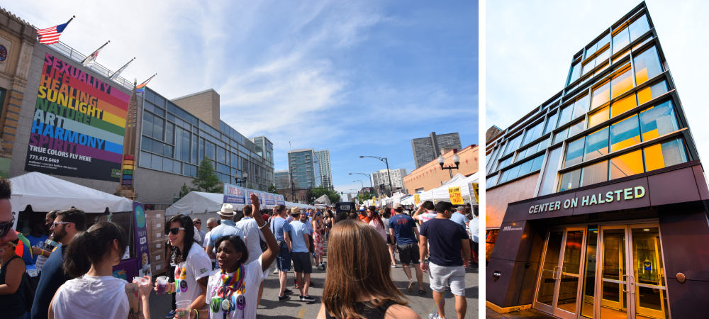 Center on Halsted exterior during fest