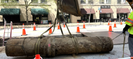 164-year-old gas pipe, oldest in Chicago’s heating system, formally retired