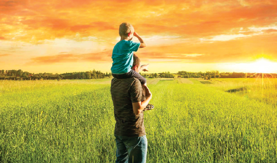 dad and son bright horizon